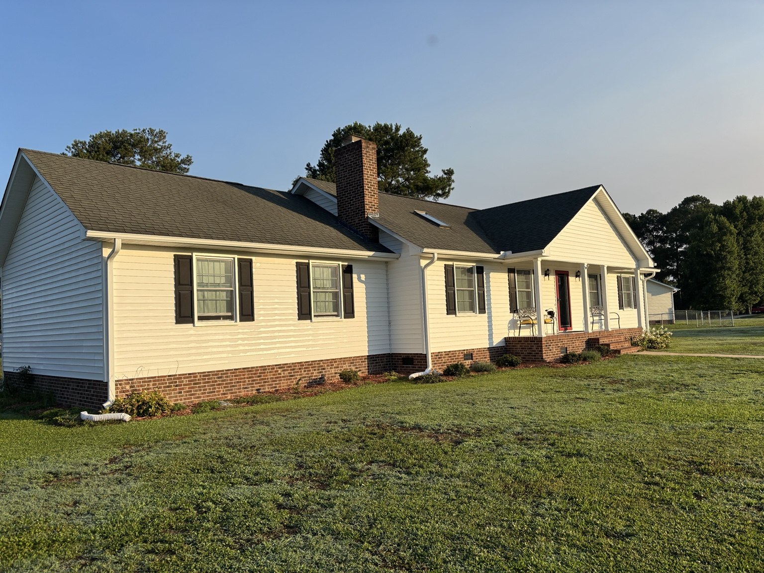 Angle before roof replacement