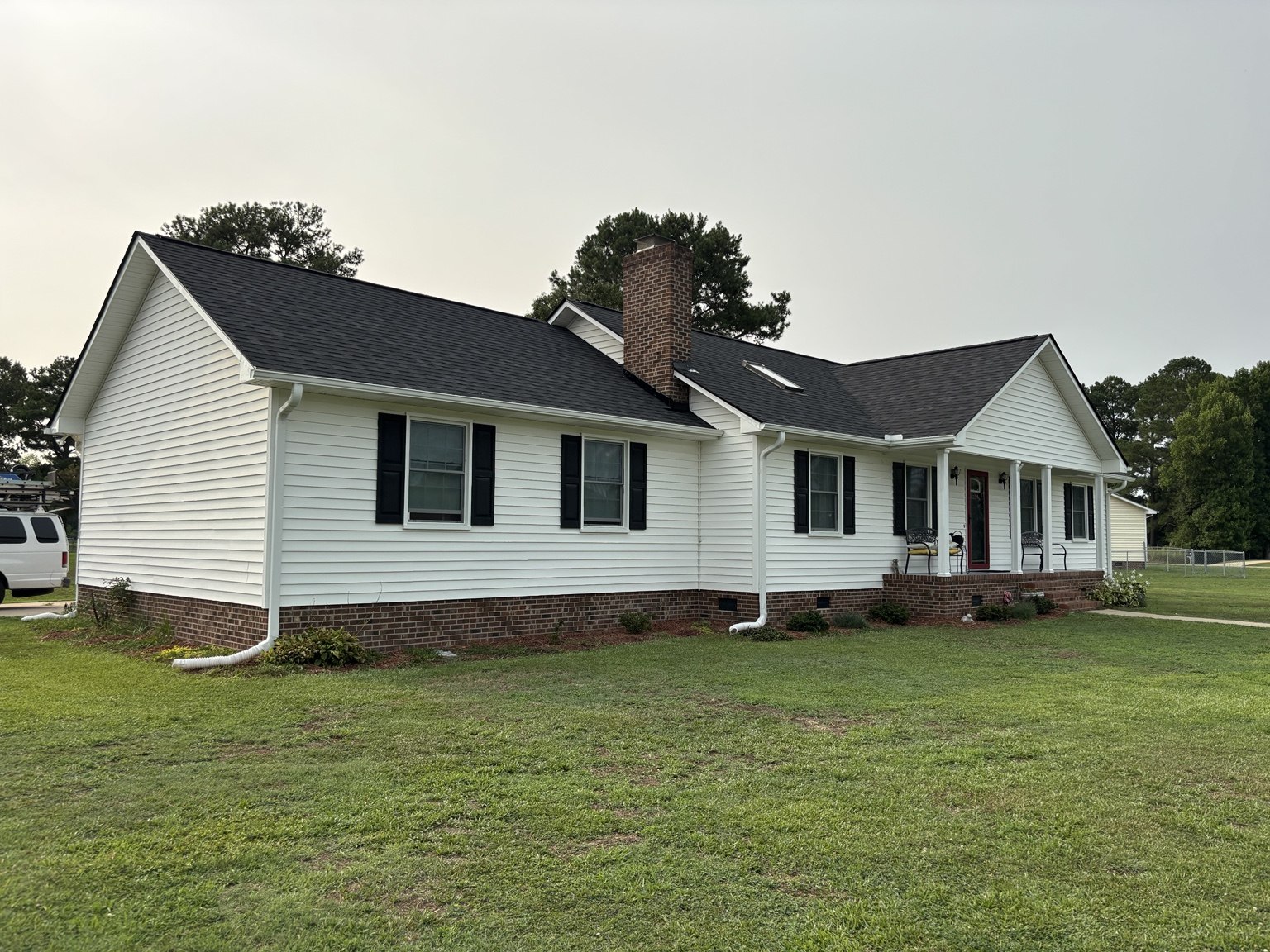 Roof after replacement