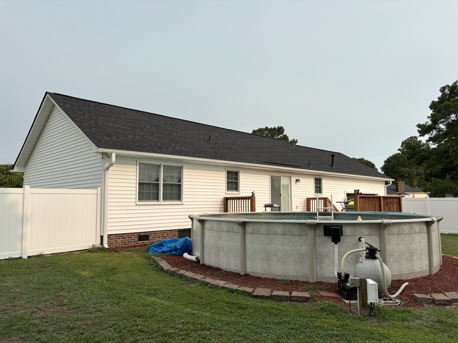 Completed rear