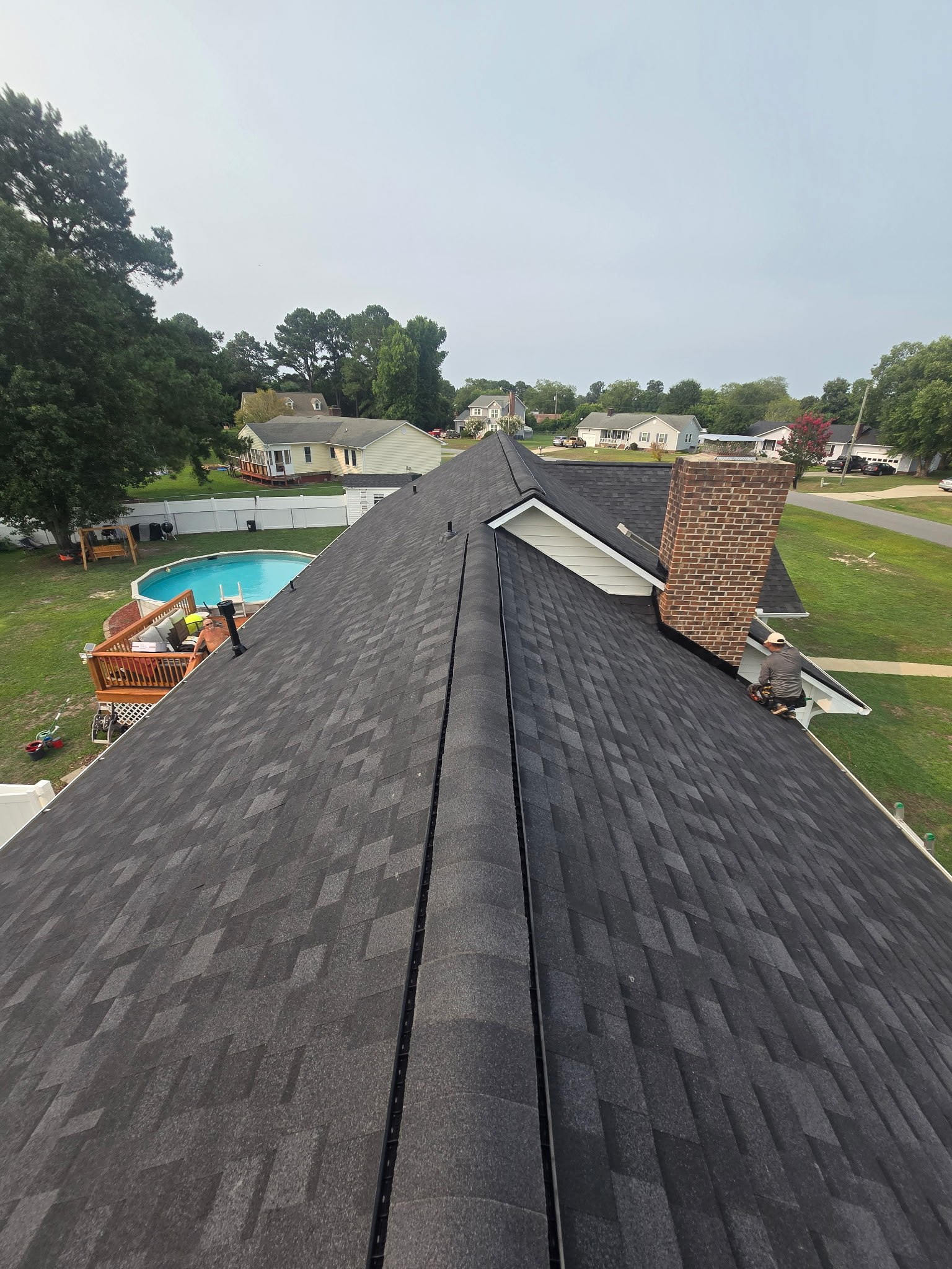 Finished ridge vent