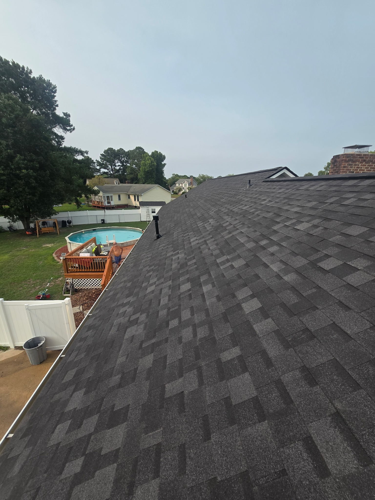 Finished rooftop